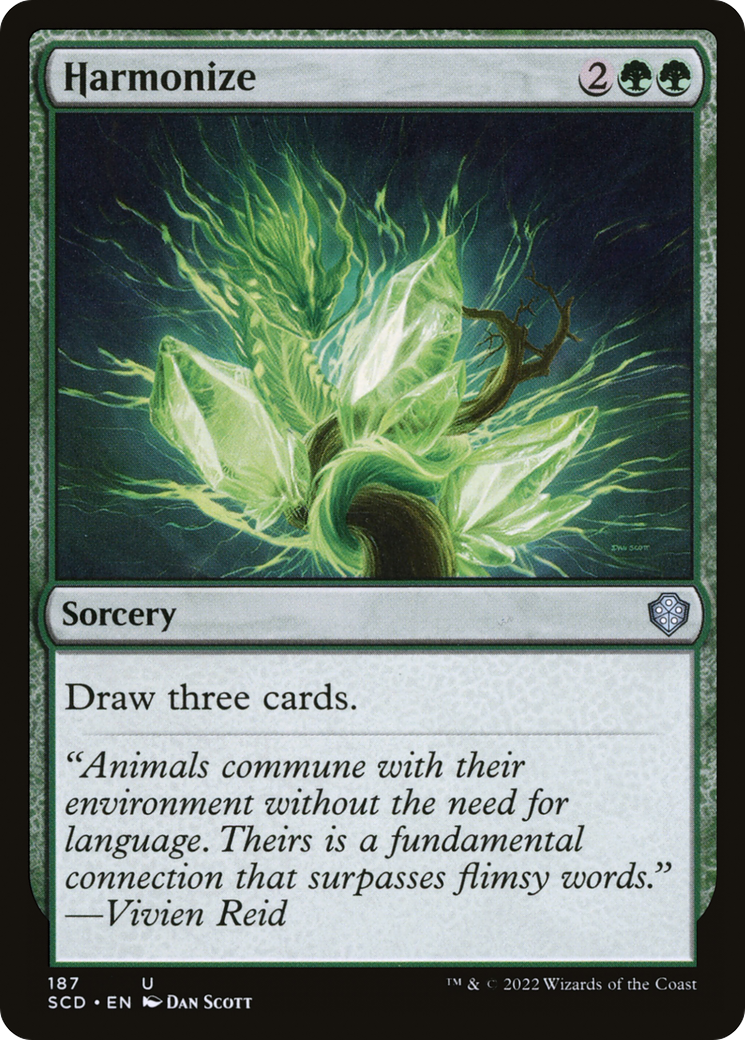 Harmonize (SCD-187)  - Starter Commander Decks