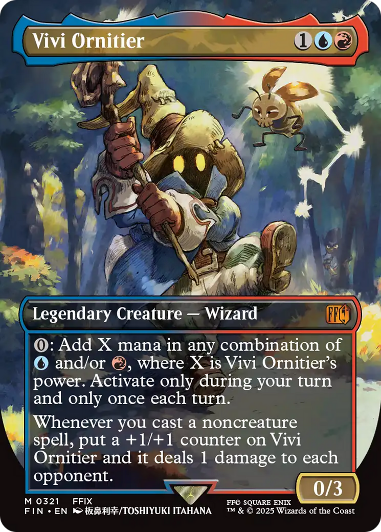 Vivi Ornitier (Borderless) (FIN-321)  Foil - FINAL FANTASY