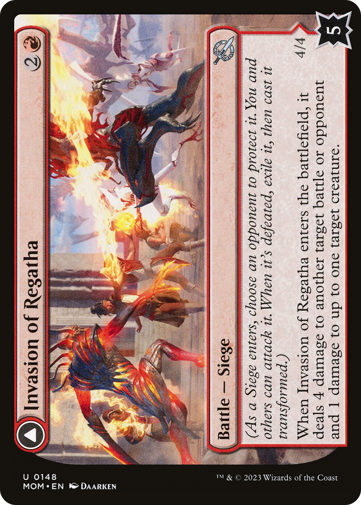 Invasion of Regatha (MOM-148) - March of the Machine Foil