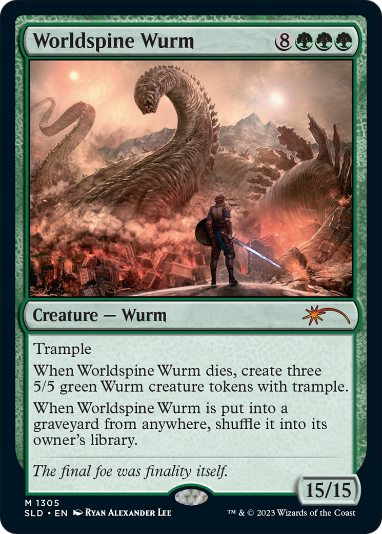 Worldspine Wurm (SLD-1305)  Foil - Secret Lair Drop