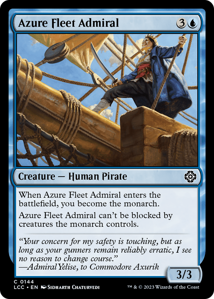 Azure Fleet Admiral (LCC-144)  - The Lost Caverns of Ixalan Commander
