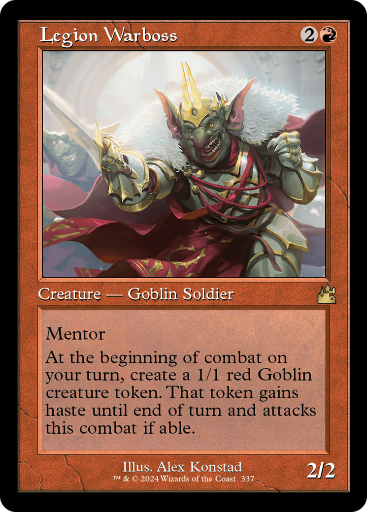 Legion Warboss (Retro Frame) (RVR-337)  Foil - Ravnica Remastered