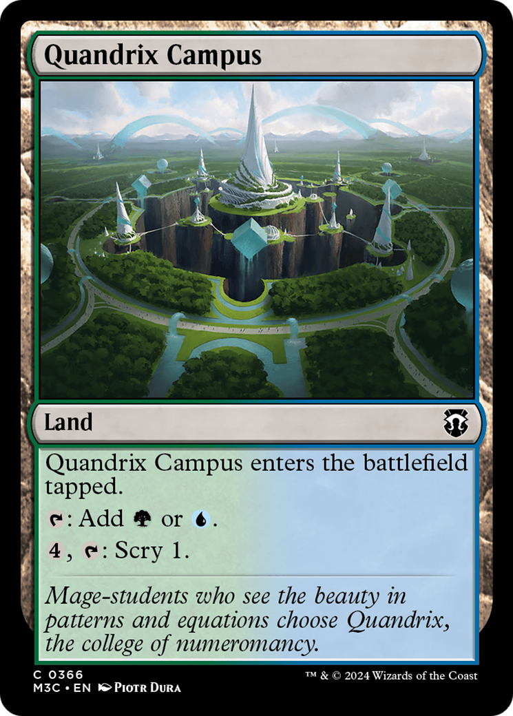 Quandrix Campus (M3C-366)  - Modern Horizons 3 Commander