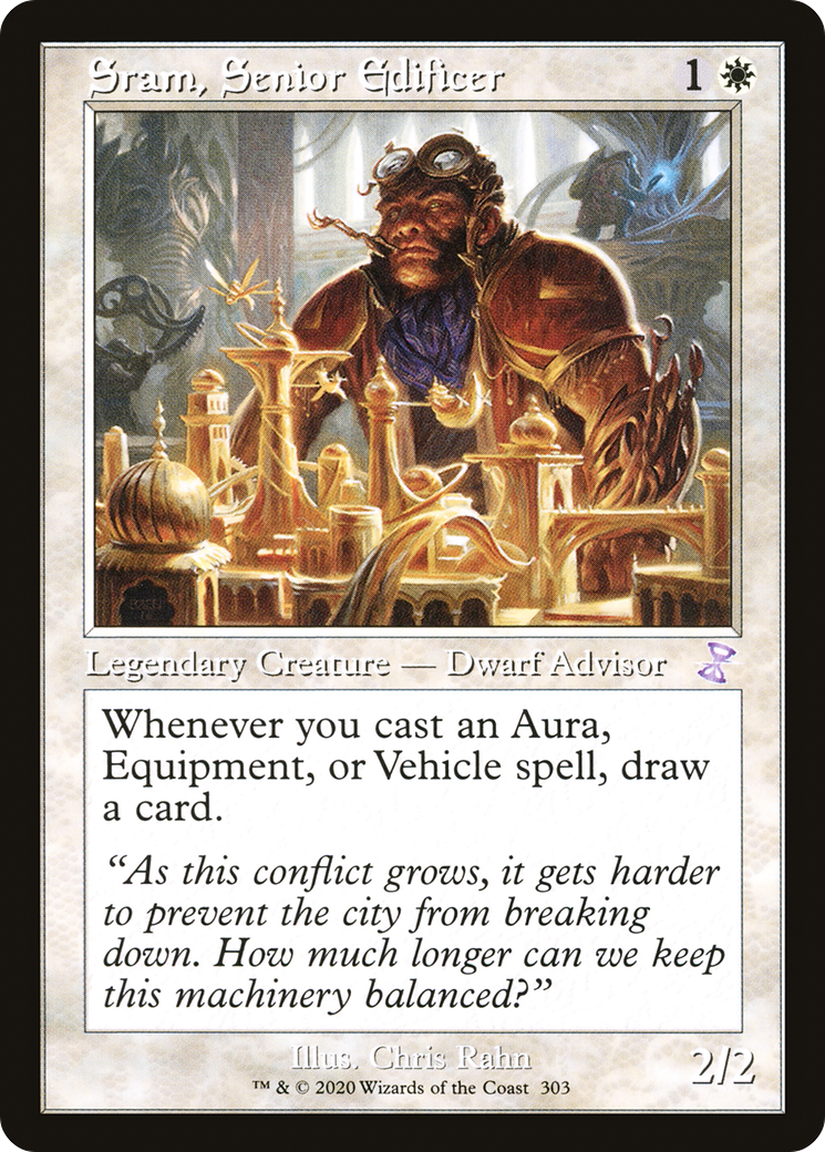 Sram, Senior Edificer (TSR-303)  Foil - Time Spiral Remastered
