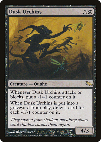Dusk Urchins (SHM-065)  Foil - Shadowmoor