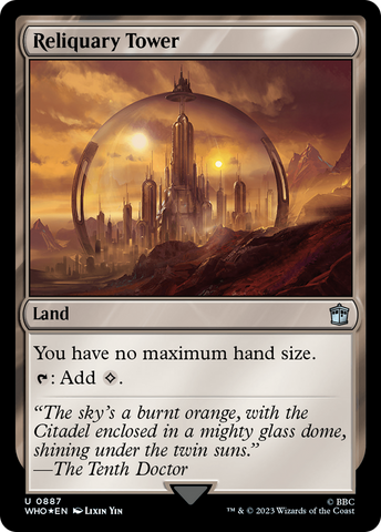 Reliquary Tower (Surge Foil) (WHO-887)  Foil - Doctor Who