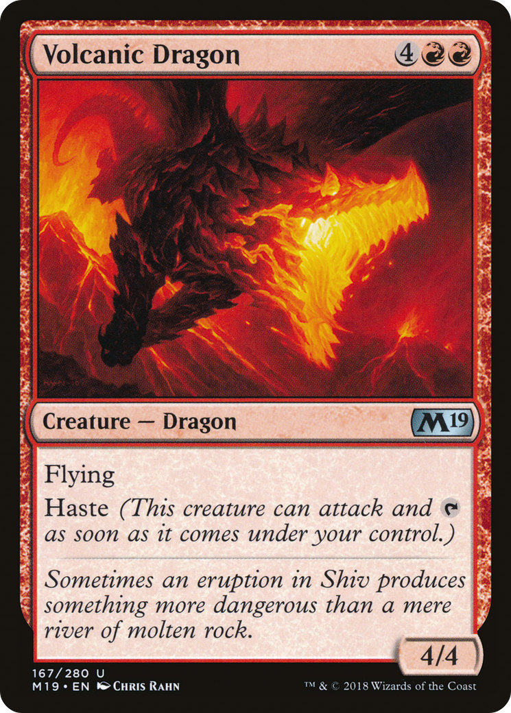 Volcanic Dragon (M19-167)  - Core Set 2019
