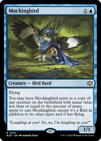Mockingbird (BLB-061) - Bloomburrow Foil