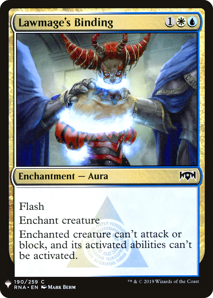 Lawmage's Binding (LIST-190)  - The List