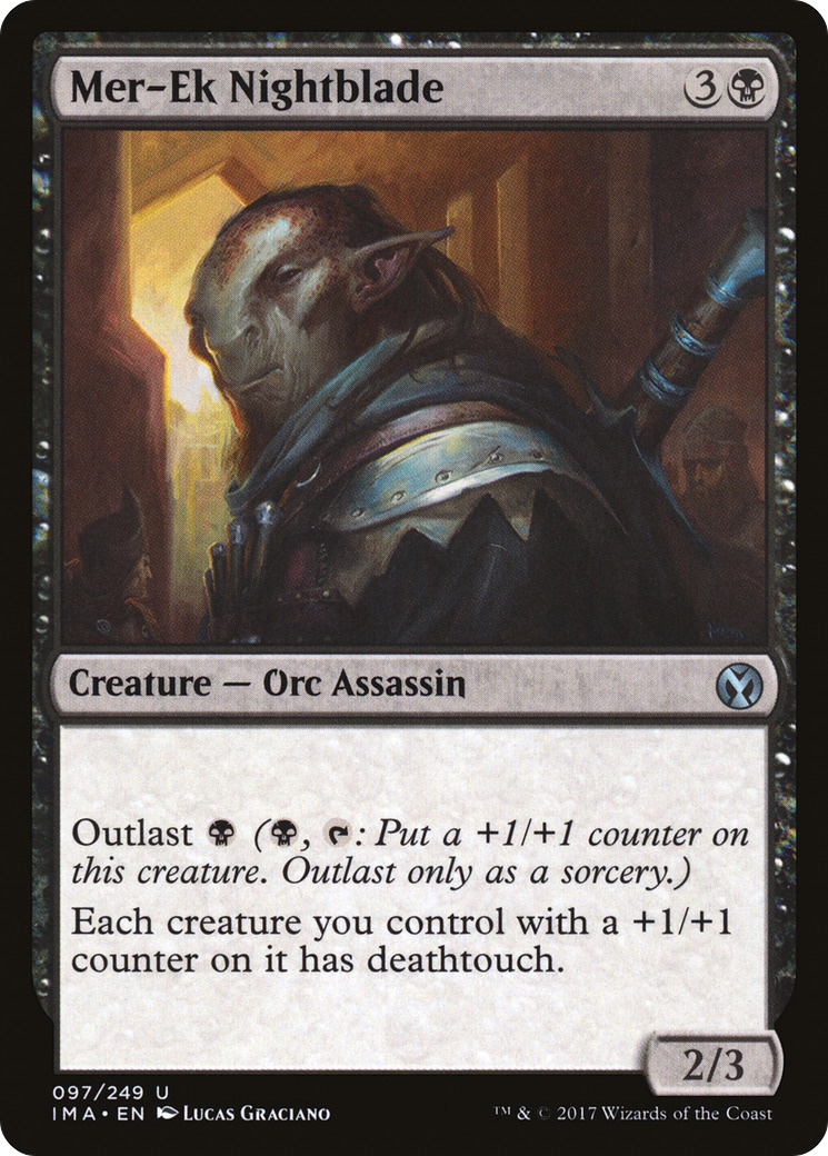 Mer-Ek Nightblade (IMA-097)  Foil - Iconic Masters