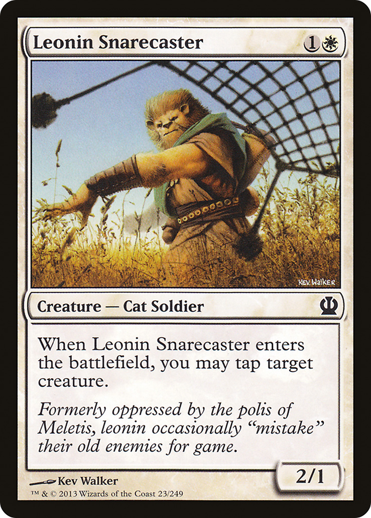 Leonin Snarecaster (THS-023)  Foil - Theros