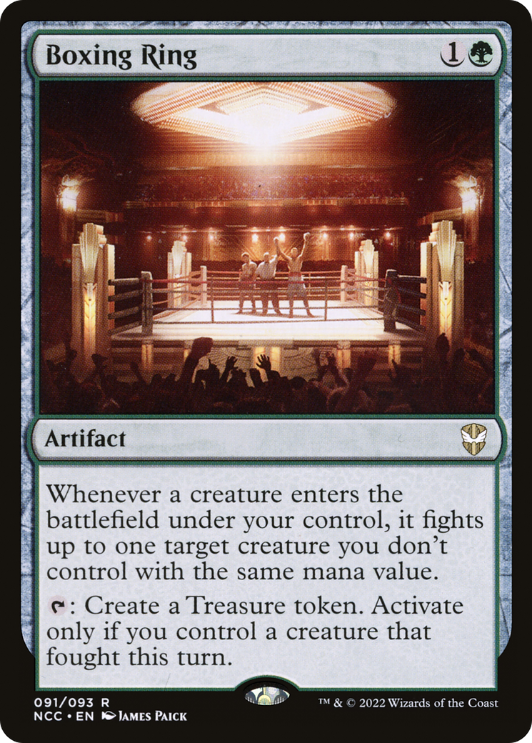 Boxing Ring (NCC-091)  Foil - New Capenna Commander