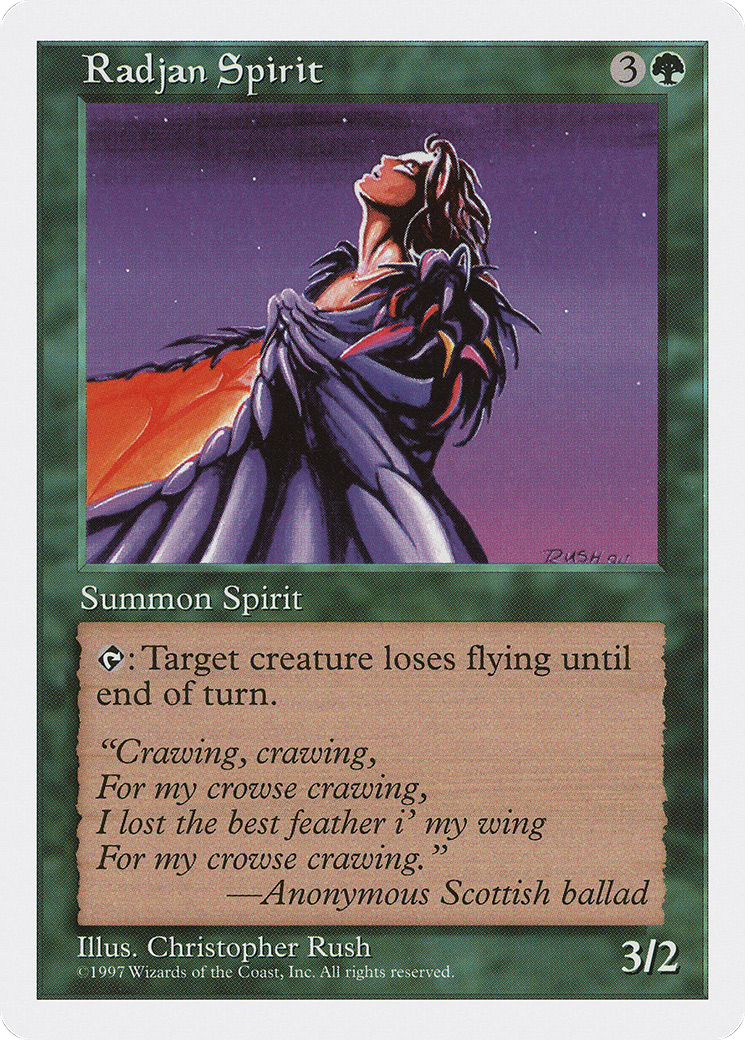 Radjan Spirit (5ED-)  - Fifth Edition