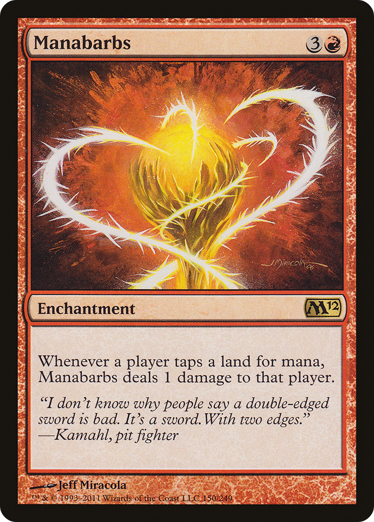 Manabarbs (M12-150)  Foil - Magic 2012