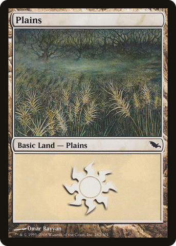 Plains (282) (SHM-282)  Foil - Shadowmoor