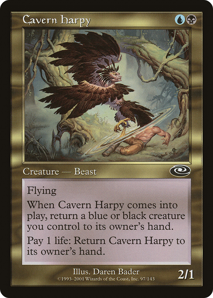 Cavern Harpy (PLS-097)  Foil - Planeshift