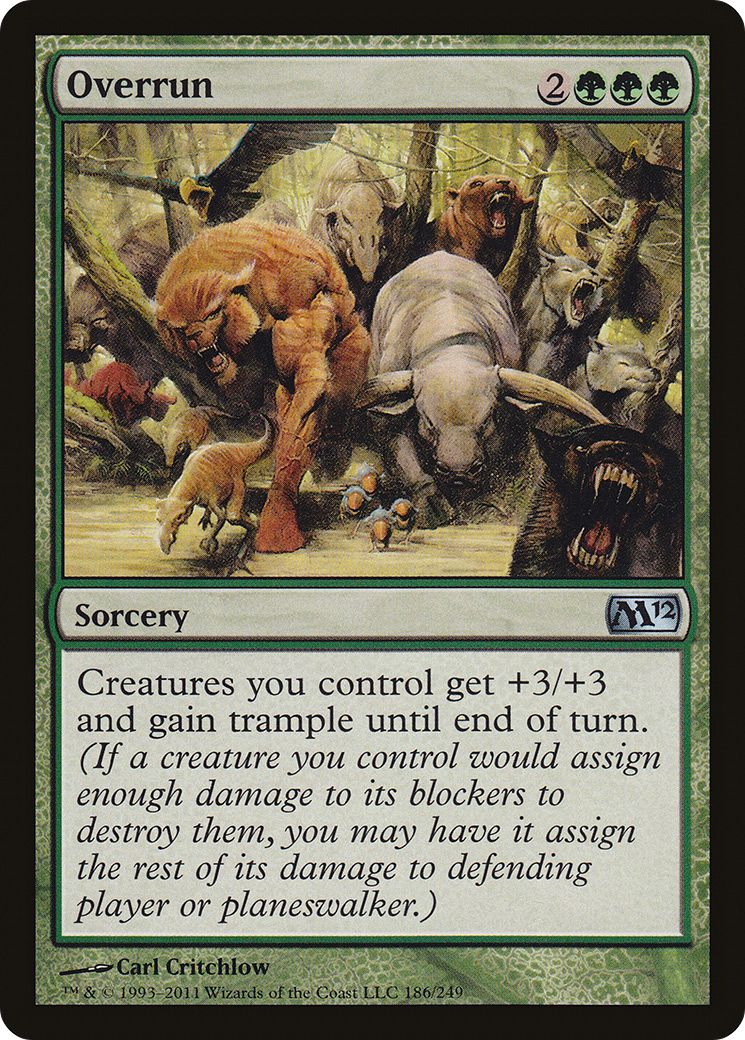 Overrun (M12-186)  Foil - Magic 2012
