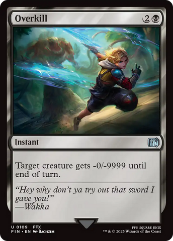 Overkill (FIN-109)  Foil - FINAL FANTASY