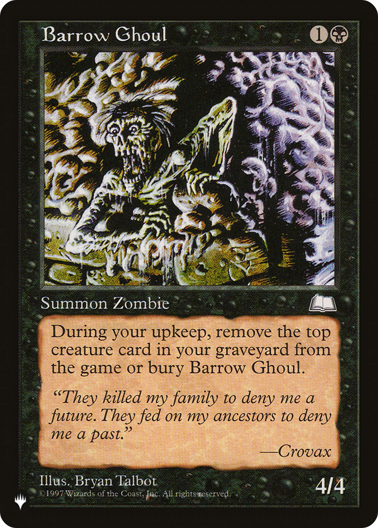 Barrow Ghoul (LIST-WTH-61)  - The List