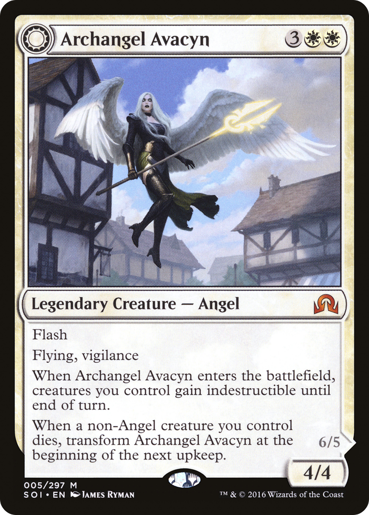 Archangel Avacyn (SOI-005)  - Shadows over Innistrad: (Double Faced Transform)