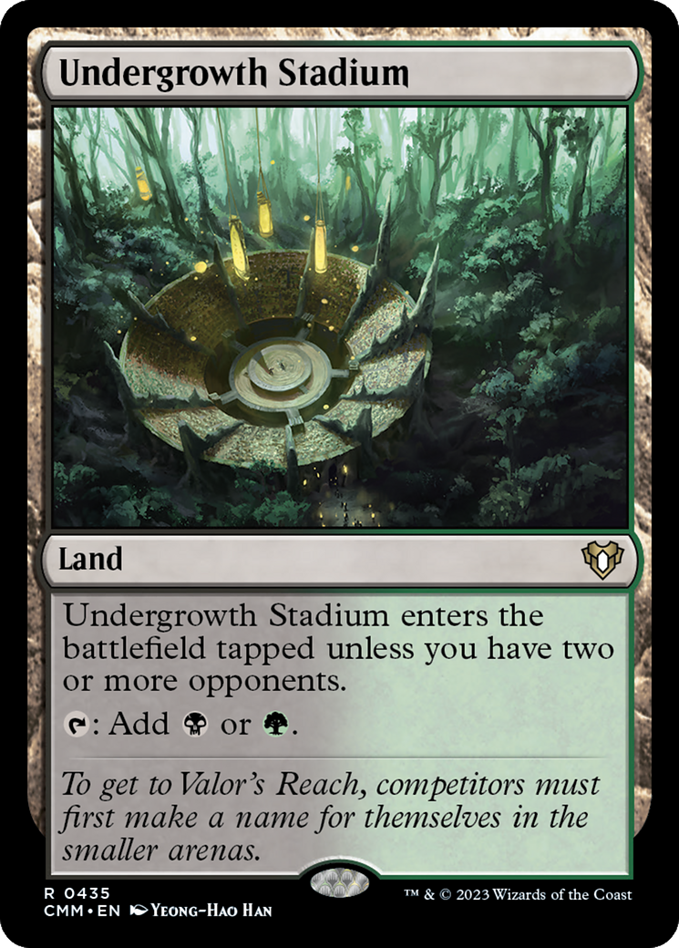 Undergrowth Stadium (CMM-435)  Foil - Commander Masters