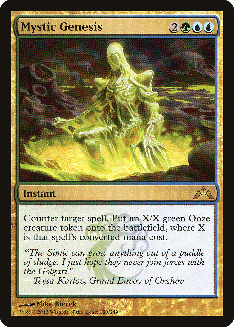 Mystic Genesis (GTC-180)  - Gatecrash