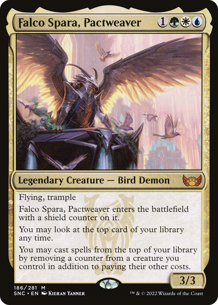 Falco Spara, Pactweaver (SNC-186)  Foil - Streets of New Capenna