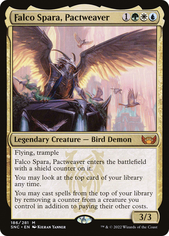 Falco Spara, Pactweaver (SNC-186)  Foil - Streets of New Capenna