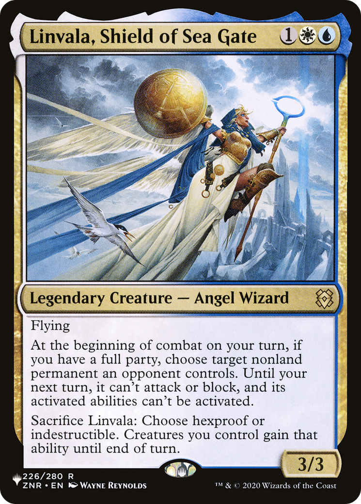 Linvala, Shield of Sea Gate (LIST-ZNR-226)  - The List