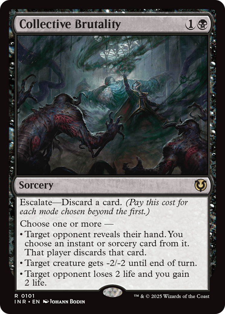 Collective Brutality (INR-101)  Foil - Innistrad Remastered