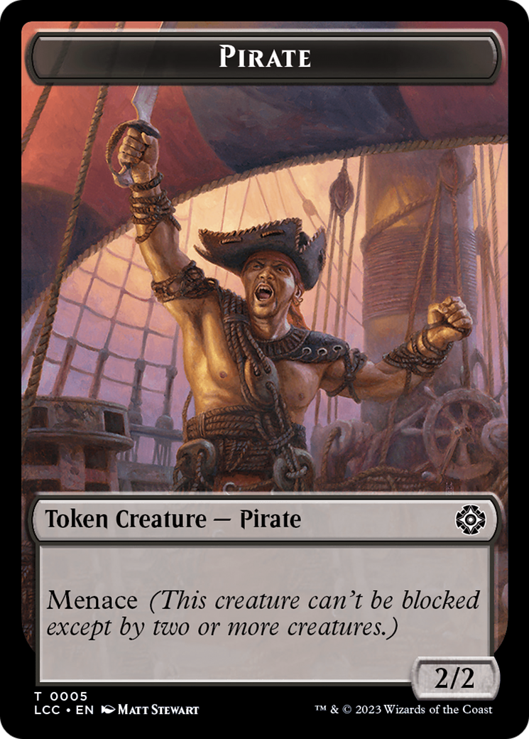 Pirate (TLCC-005)  Foil - The Lost Caverns of Ixalan Commander Tokens