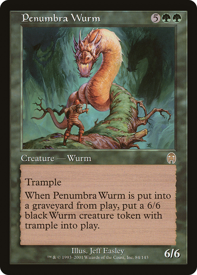 Penumbra Wurm (APC-084)  Foil - Apocalypse