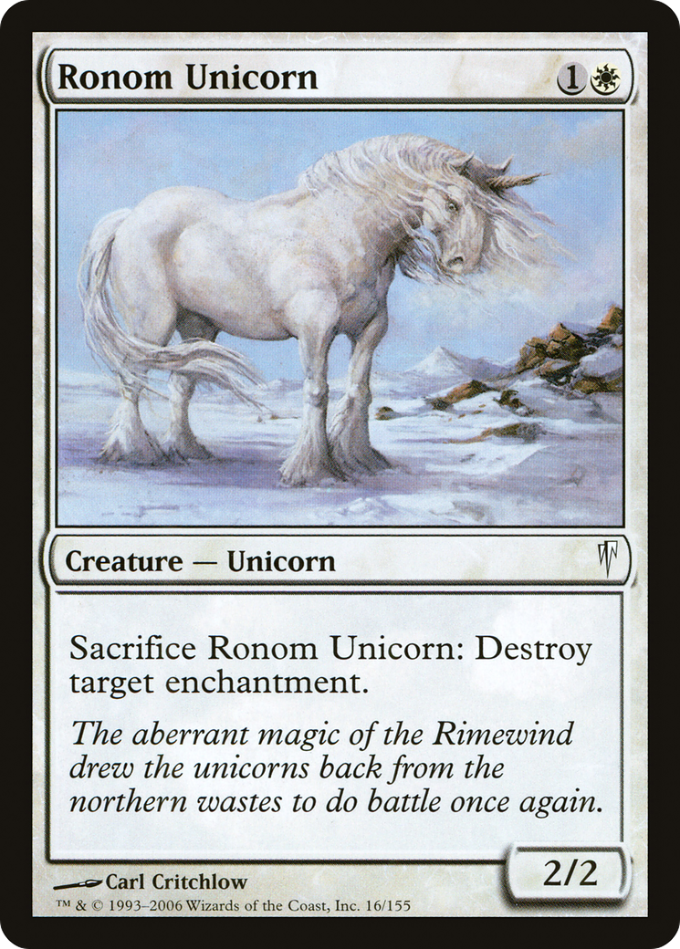 Ronom Unicorn (CSP-016)  Foil - Coldsnap
