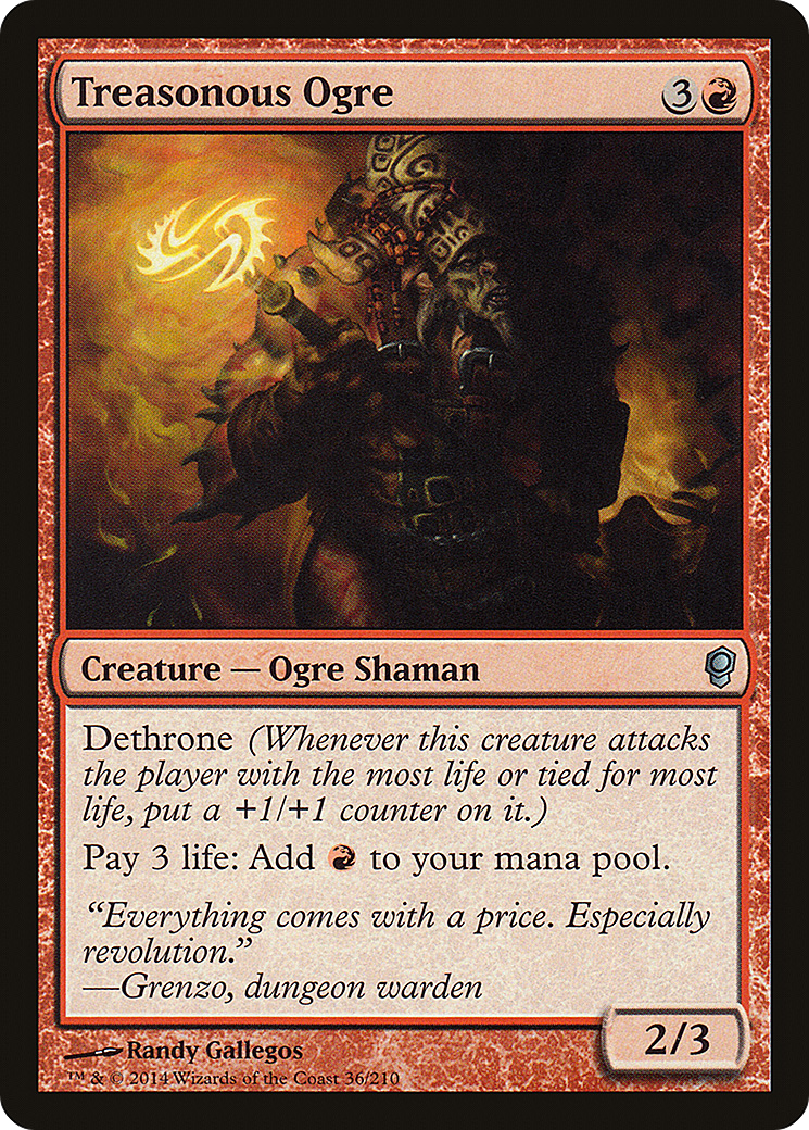 Treasonous Ogre (CNS-036)  - Conspiracy