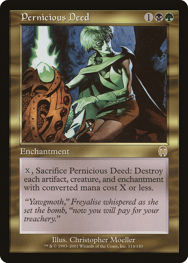 Pernicious Deed (APC-114)  Foil - Apocalypse
