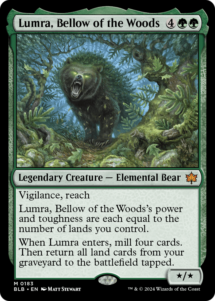 Lumra, Bellow of the Woods (BLB-183)  Foil - Bloomburrow