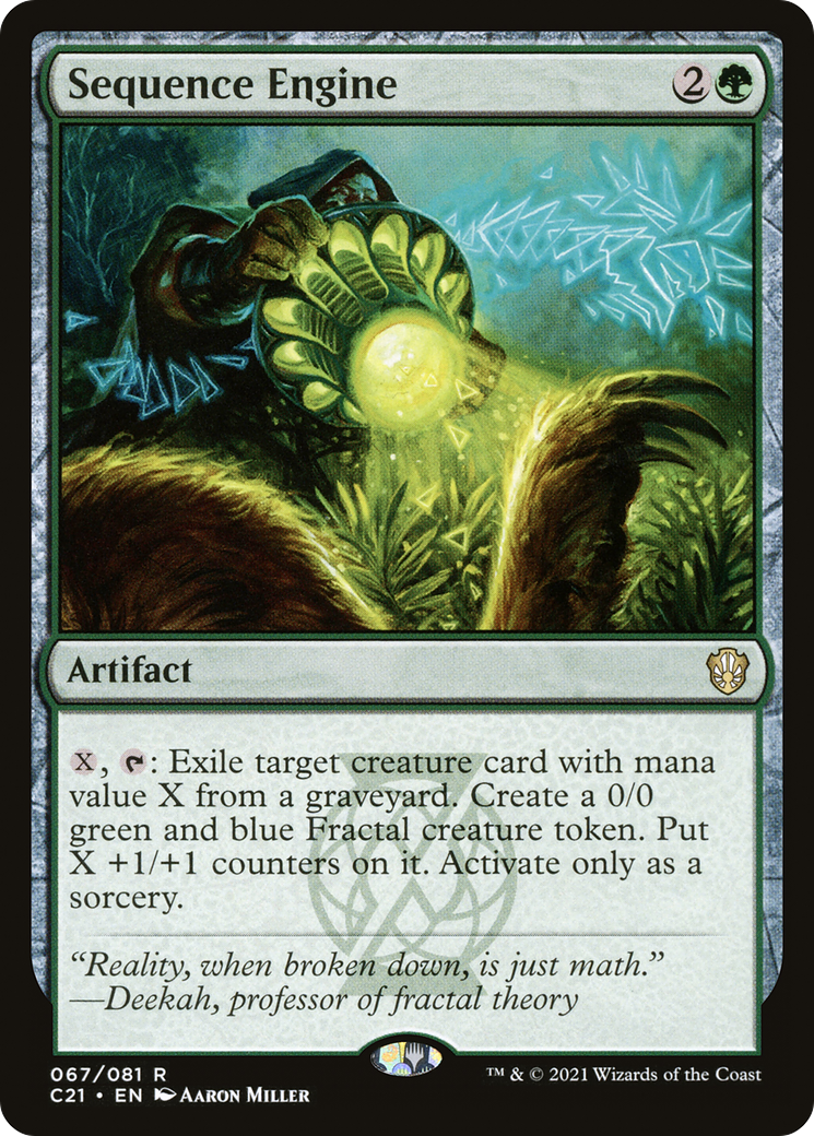 Sequence Engine (C21-067)  - Commander 2021