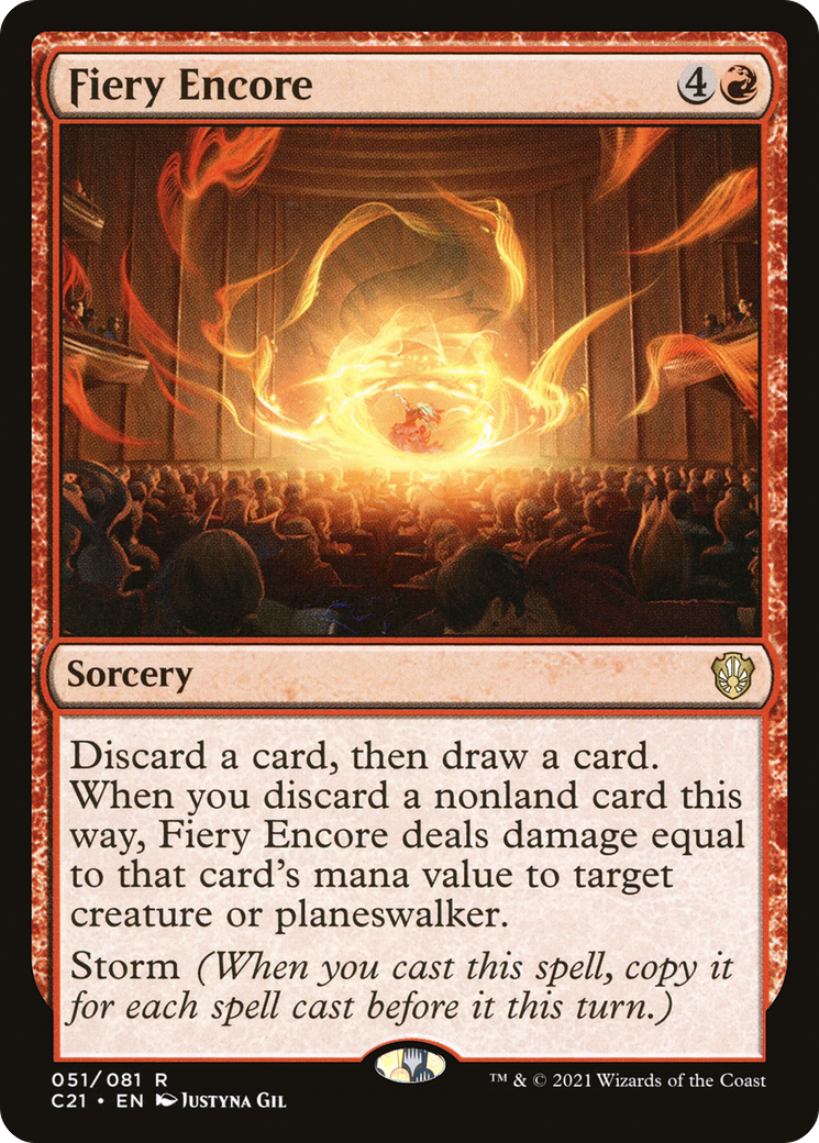 Fiery Encore (C21-051)  - Commander 2021