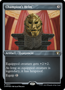 Champion's Helm (CMM-601)  Etched Foil - Commander Masters
