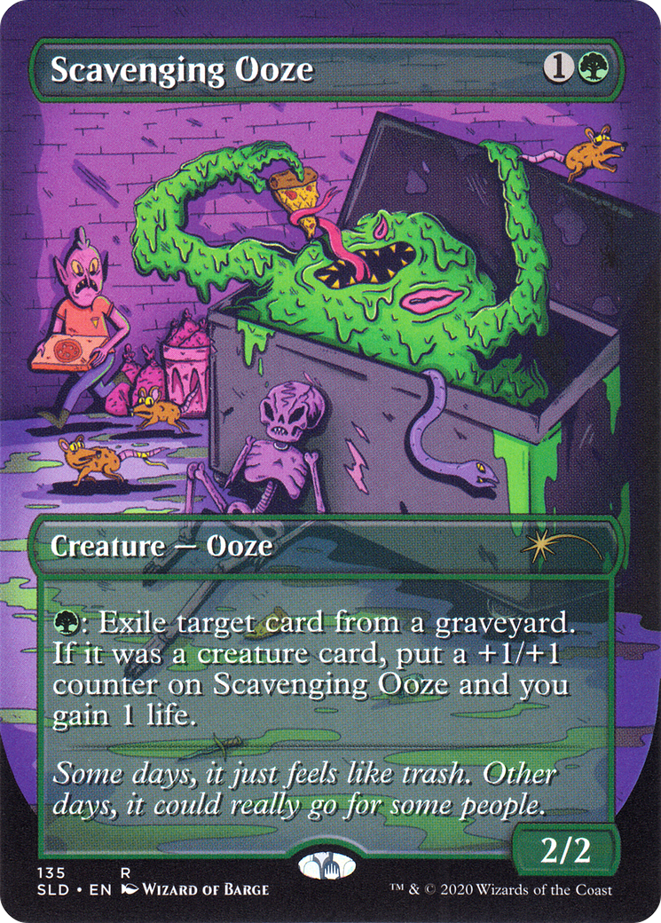 Scavenging Ooze (SLD-135)  - Secret Lair Drop (Borderless)