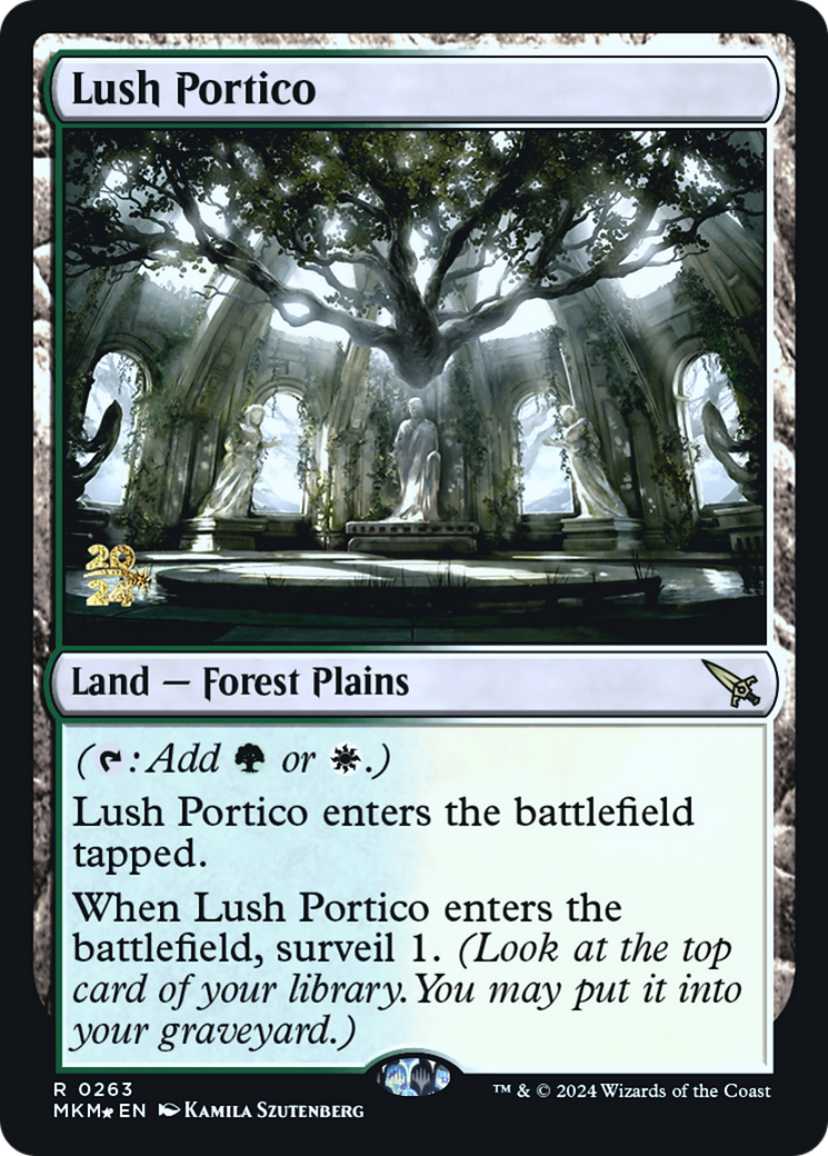 Lush Portico (PRE-263)  Foil - Murders at Karlov Manor Promos