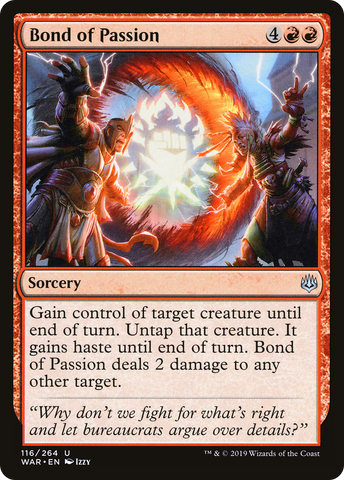 Bond of Passion (WAR-116)  Foil - War of the Spark