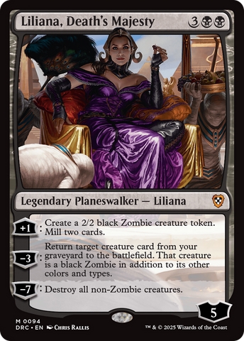 Liliana, Death's Majesty (DRC-094)  - Commander: Aetherdrift