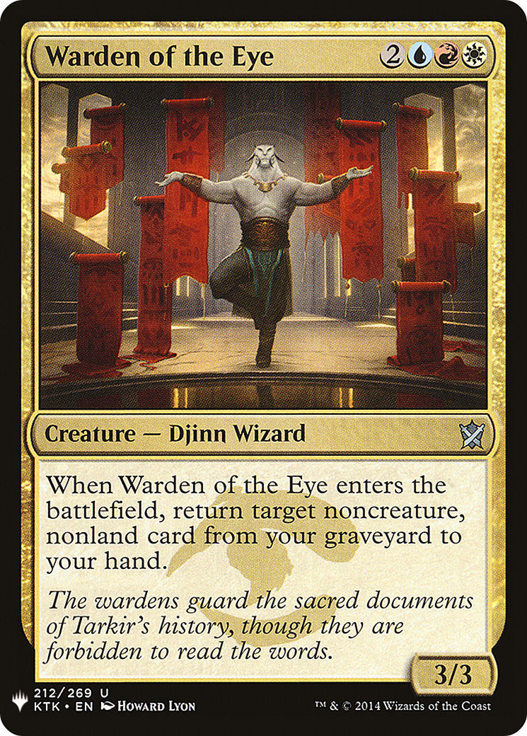 Warden of the Eye (LIST-212)  - The List