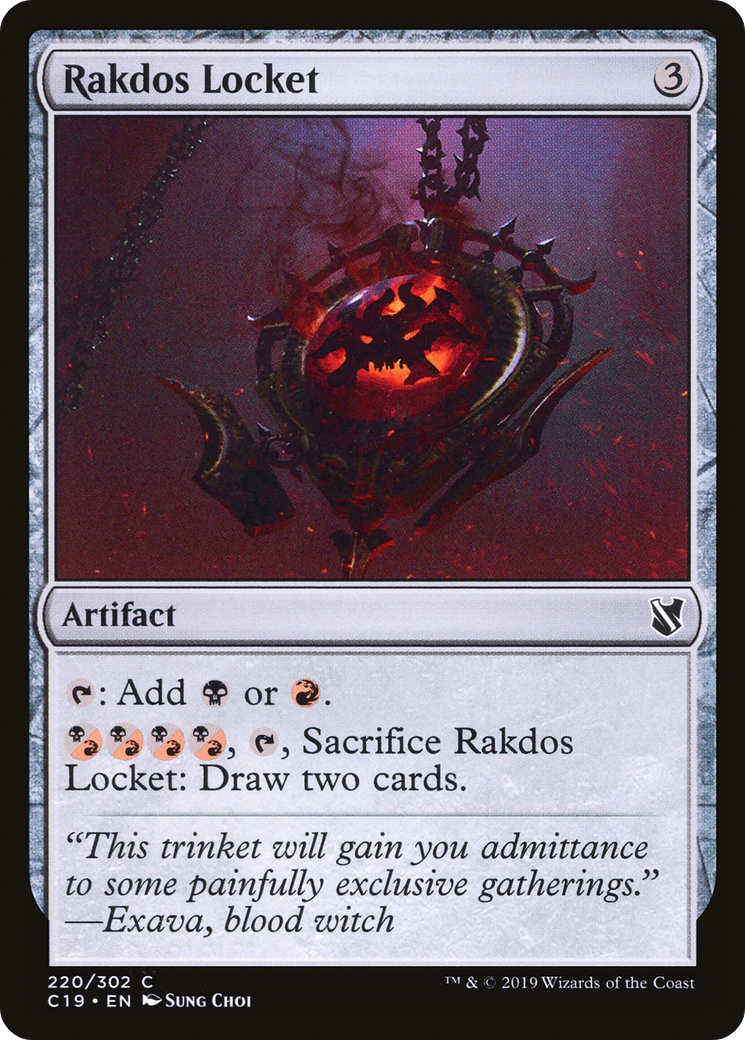 Rakdos Locket (C19-220)  - Commander 2019