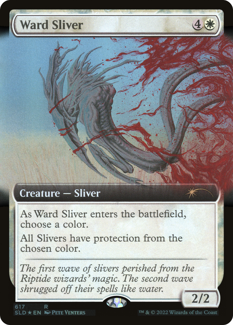 Ward Sliver (Extended Art) [Secret Lair Drop Promos]