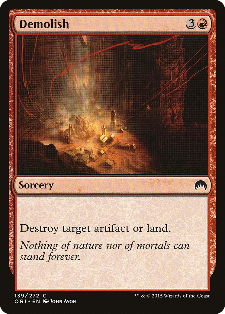 Demolish (ORI-139)  - Magic Origins