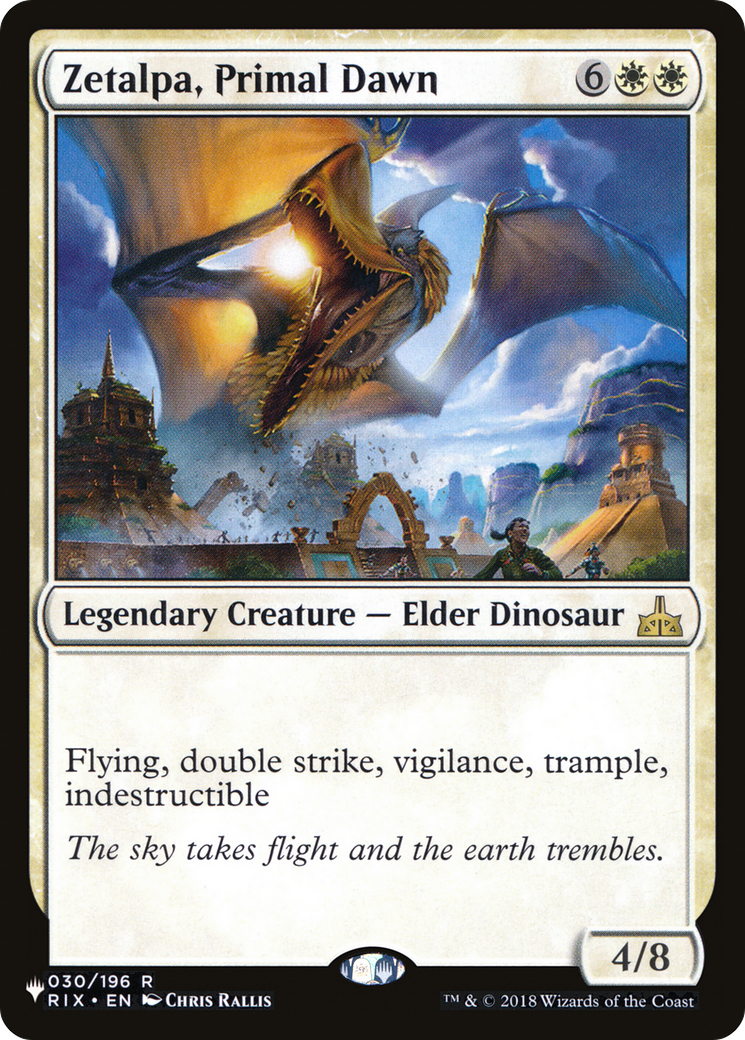 Zetalpa, Primal Dawn (LIST-RIX-30)  - The List