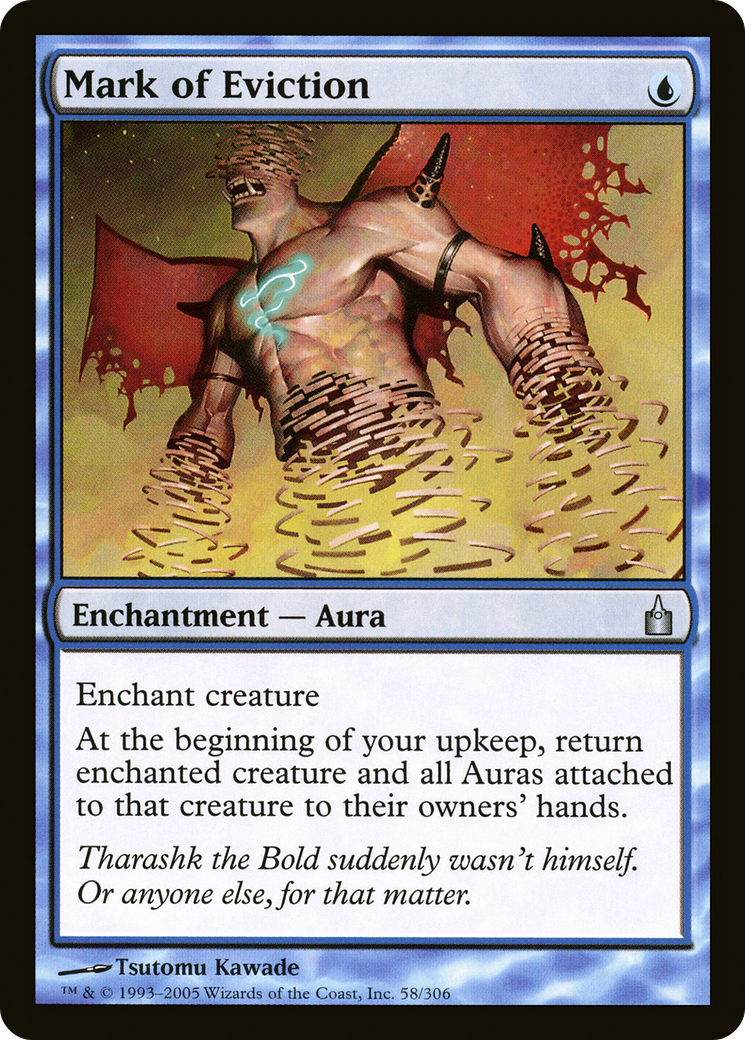 Mark of Eviction (RAV-058)  - Ravnica: City of Guilds
