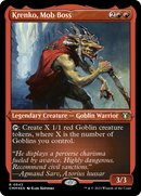 Krenko, Mob Boss (CMM-543)  Etched Foil - Commander Masters